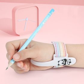 Anti Hook Wrist Orthotic Device Student's Pen Holding Posture (option: Rainbow color)