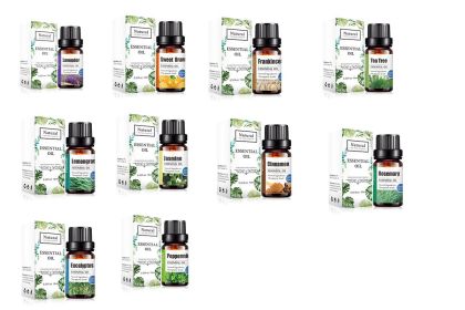 Pure Essential Oil 10ml Aroma Diffuser (option: Essential oil suit-100ml)