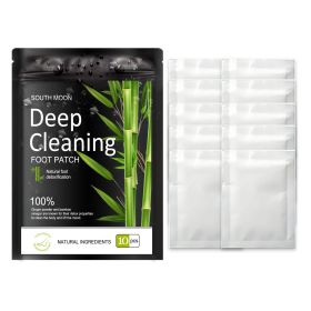 Plant Foot Patch Dehumidification Improve Sleep Relieve Stress Body Foot Massage Nursing Adhesive Bandage (option: Deep Cleaning 10pcs Per Bag)