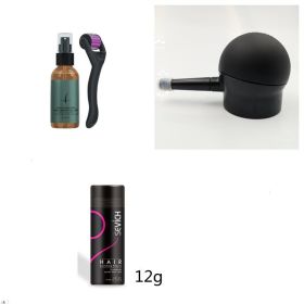 Powder Extension Thinning Thickening Hair Growth Set (option: Med brown-Packing set-12g)