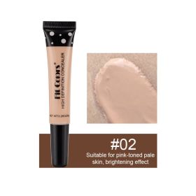8-color Hose Concealer Concealer Repair Nourishing Liquid Foundation Dark Circles Pock Mark Cross-border (option: 02 Color)