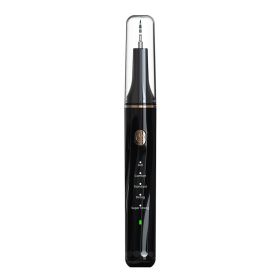 Oral Cleaning Ultrasonic Tooth Cleaner (option: Black-Visible)