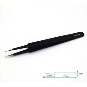 Stainless Steel Antistatic Pointed Tweezers (option: Style E)