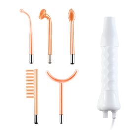 Beauty Instrument 5-piece Set Of Current Comb Stick Red Purple Blue Light (option: Red-EU)