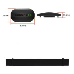 Chest Strap Bicycle Heart Rate Motion Monitor (option: Black-USB)