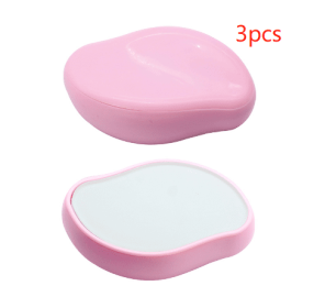 Crystal Physical Hair Eraser Painless Safe Epilator Easy Cleaning Reusable Body Beauty Depilation Tool (option: Pink-3PCS)