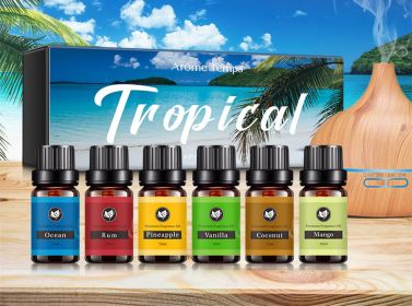 16 Theme Atmosphere Flameless Essential Oil Sets (option: Tropical suit)