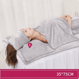 Towel Skin Management Pack Turban Absorbent Quick Dry Make Bed Queen Size (option: Light grey-Pillow towel 35x75cm)