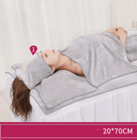 Towel Skin Management Pack Turban Absorbent Quick Dry Make Bed Queen Size (option: Light grey-Bandana 20x70cm)