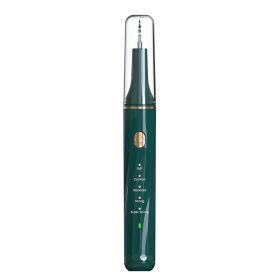 Oral Cleaning Ultrasonic Tooth Cleaner (option: Green-Visible)