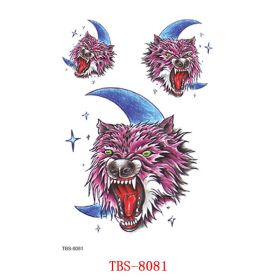 Waterproof Tattoo With Totem Characters (option: 8081)