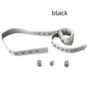 Magnetic Buckle Type Restraint And Fixing Strap (option: Black-Single layer anti cutting)