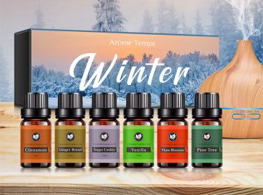 16 Theme Atmosphere Flameless Essential Oil Sets (option: Winter suit)