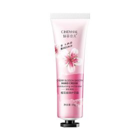 Hand Cream Small Chamomile Horse Oil Moisturizing Non-greasy Plant Fragrance (option: Cherry blossoms)