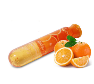 Water soluble fruit flavored human lubricant (option: Orange-80ml)