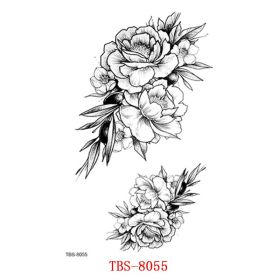 Waterproof Tattoo With Totem Characters (option: 8055)