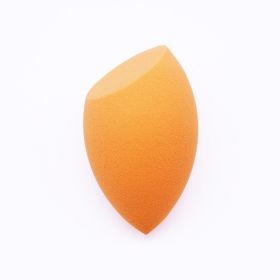 RT OrangeOrange Oblique Cut Foam Large Smear-proof Makeup Very Soft Cosmetic Egg Light Pinkblackcoffeeskin Color Wholesale (option: Orange Without LOGO)
