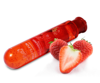 Water soluble fruit flavored human lubricant (option: Strawberry-80ml)