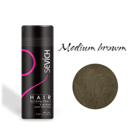 Hair Building Fibers Keratin Thicker Anti Hair Loss Products Concealer Refill Thickening Fiber Hair Powders Growth (option: Med brown-12g)