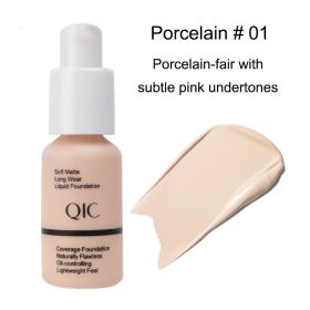 Concealer Liquid Foundation Brightens Moisturizes And Controls Oil Bronzer Stage Makeup BB Cream (option: Porcelain-30ml)