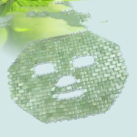 Jade Mask Beauty Beauty Is Warm And Comfortable (option: Light green 16X9X9cm)