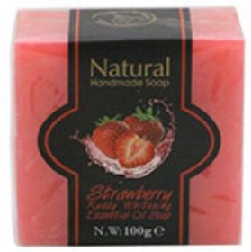 Tea Tree Sulfur Moist Moisturizing Facial Cleanser Sea Salt Soap (option: Strawberry)