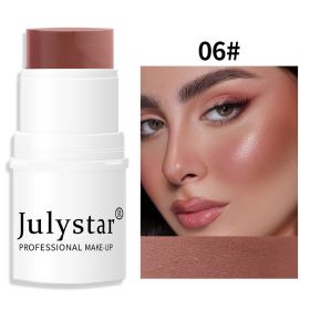 Lazy People High Gloss Makeup Rouge Pearl (option: 6 Style)