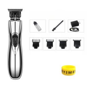 Multi-functional Oil Head Hairdresser Four-piece Set (option: Carving scissors-220V US)