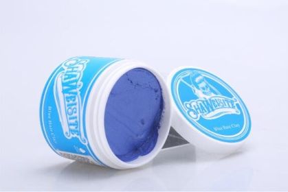 Disposable Color Changing Color Hair Wax (option: Normal specification-Sea blue)