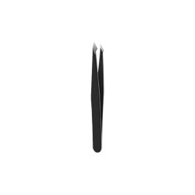 Stainless Steel Eyebrow Tweezers Black Flat Hairs Puller Beauty Makeup Tool (option: Knife tip)