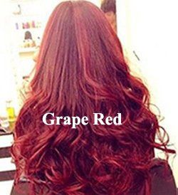 Black Coconut Oil Hair Dye Cover Up (option: Grape red)