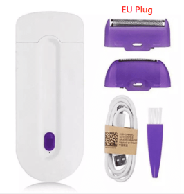 Women's USB Electric Induction Electric Hair Remover (option: Opp-EU-1pc)