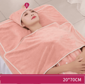 Towel Skin Management Pack Turban Absorbent Quick Dry Make Bed Queen Size (option: Vitality orange-Bandana 20x70cm)