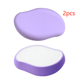 Crystal Physical Hair Eraser Painless Safe Epilator Easy Cleaning Reusable Body Beauty Depilation Tool (option: Matt purple-2PCS)