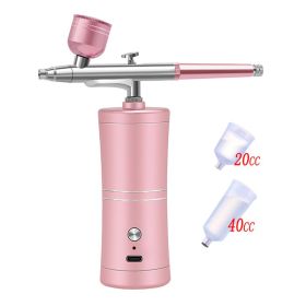 Gradual Enhancement Airbrush Integrated Machine Airbrush Model (option: Pink-USB)