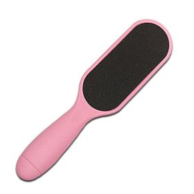 Plastic Sandpaper Double-sided Foot File (option: C 30 PINK)