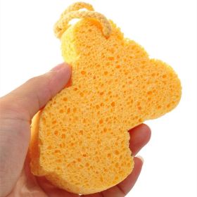 Cartoon Paddle Cotton Baby Bath Sponge Color Shaped Absorbent (option: Dohee)