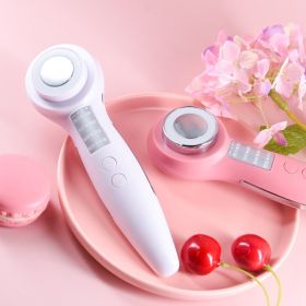 Beauty Instrument Household Facial Massage Cleansing Method Import Lifting And Tightening (option: White-Chinese)